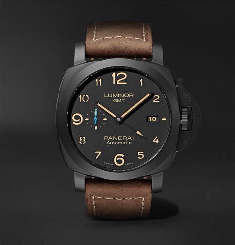 luminor panerai gmt ceramic replica|panerai luminor gmt 44mm price.